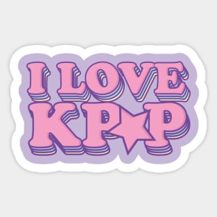 I love KPOP Sticker